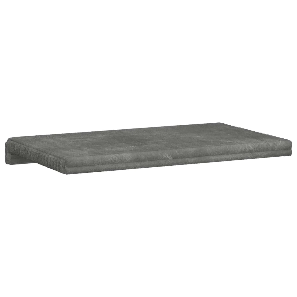 Cuscino per panchina Corduroy Morbido Grigio Chiaro 42043219