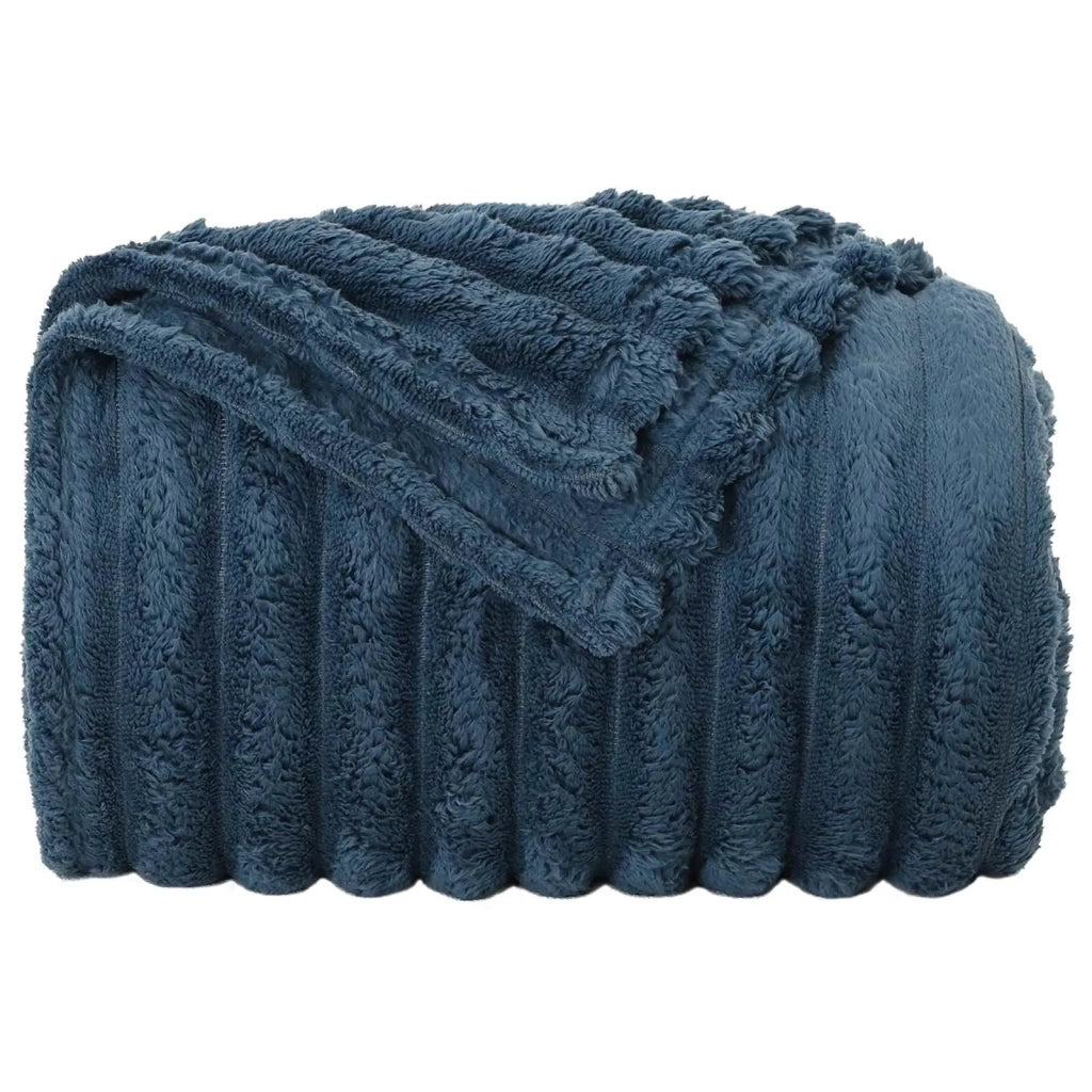 Coperta Blu navy 240 x 220 cm Panno 42016839