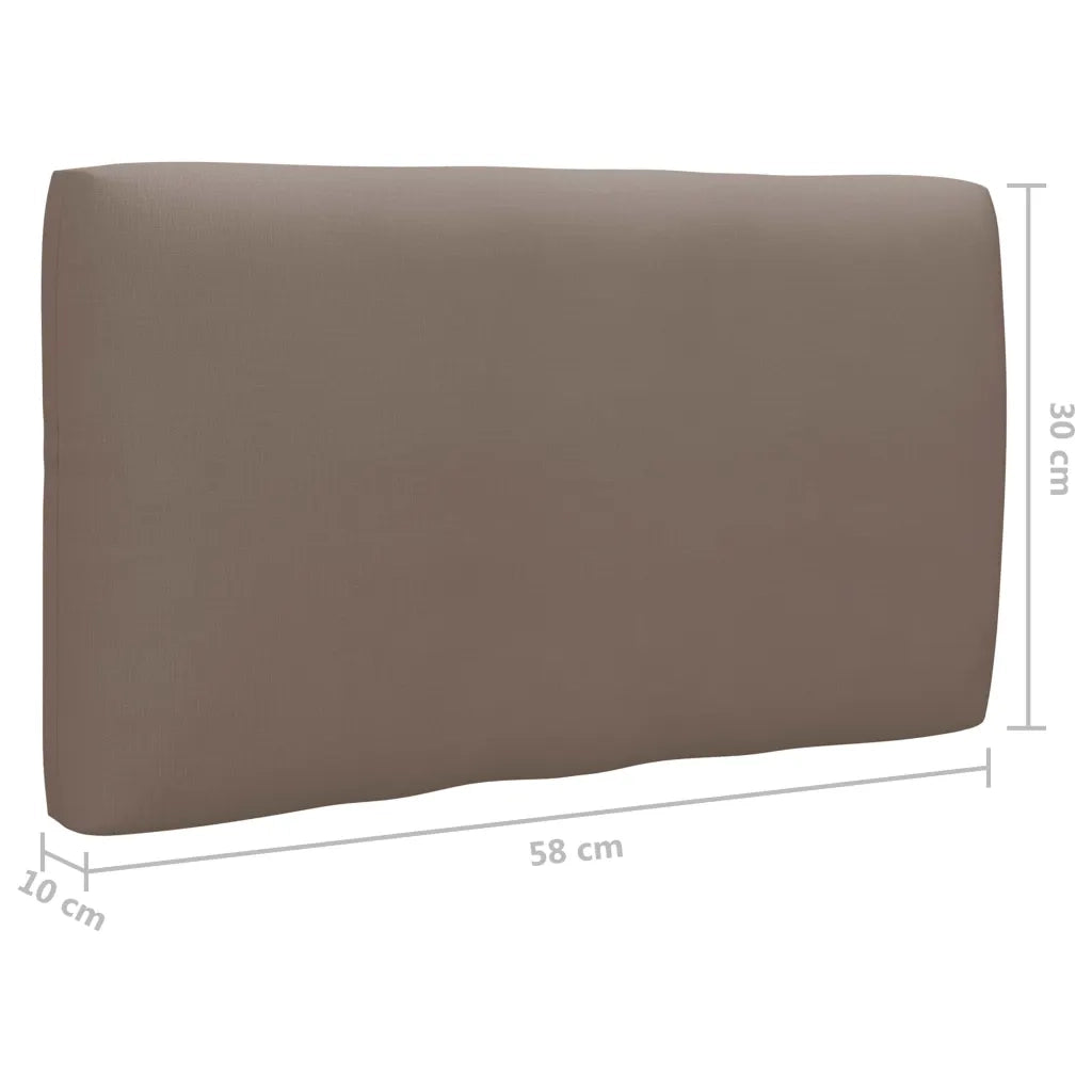 Divano a 2 Posti su Pallet con Cuscini Pino Impregnato Grigio 3066633