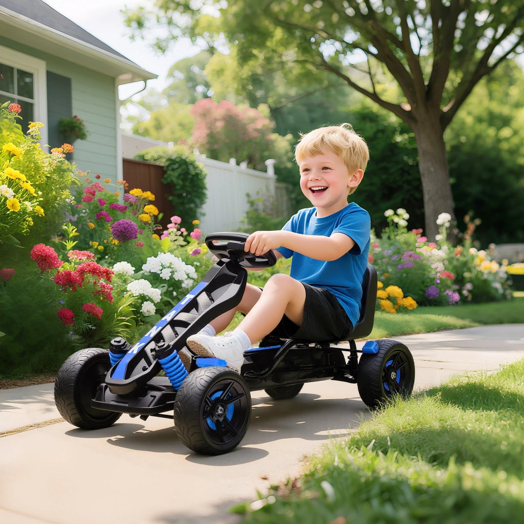 Pedalino per Bambini con Freno Automatico ¨C Minimal ¨C Metallo Blu