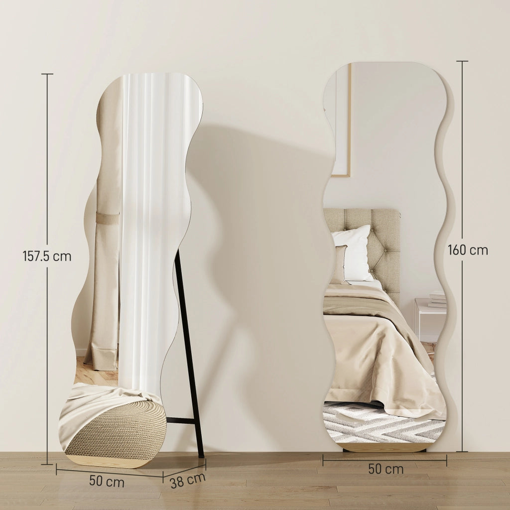 Specchio da parete senza cornice ¨C Minimal ¨C Nero