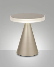 Lampada da tavolo Neutra LED 12W 1260lm 3000K struttura in metallo e metacrilato colore Oro opaco IP20 - Illuminazione d'interni di design