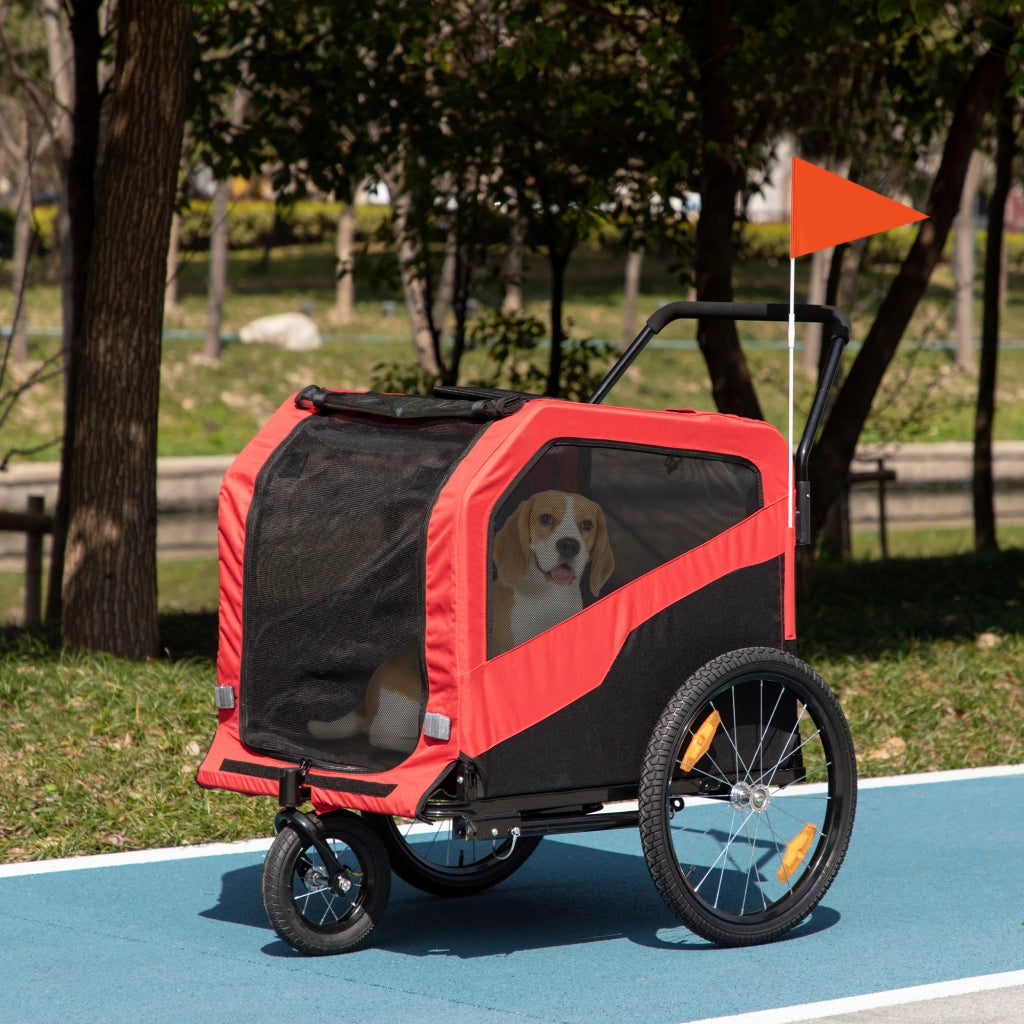 Carrello Bicicletta per Bambini ¨C zephmum ¨C Rosso 170x77x90