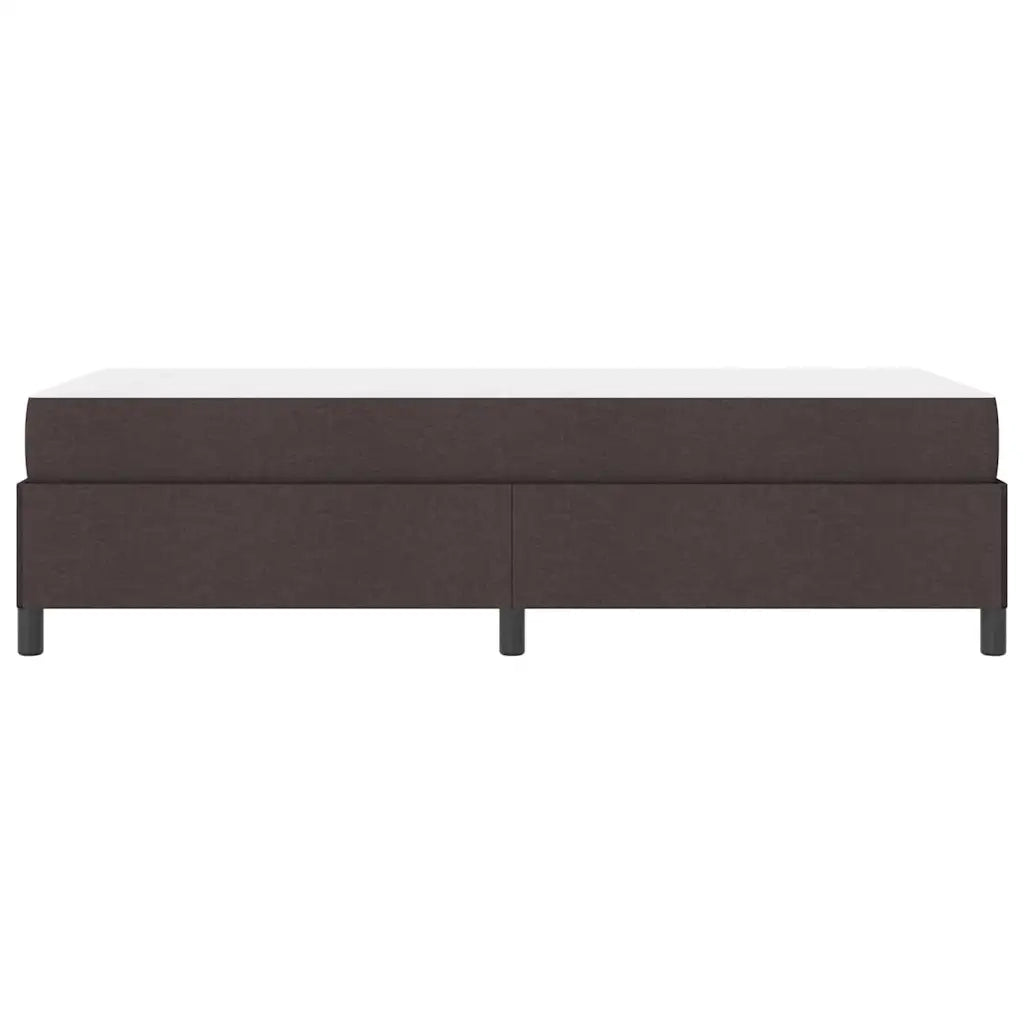 Letto a molle Marrone Scuro 100 x 200 cm Tessuto 3398839