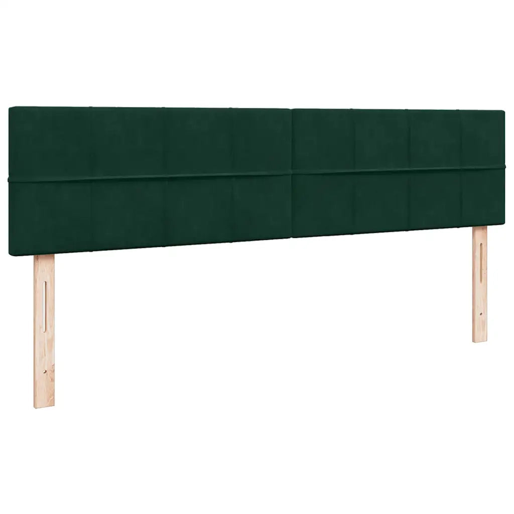 Struttura Letto Pouf con Materassi 200x200 cm Velluto 3312932