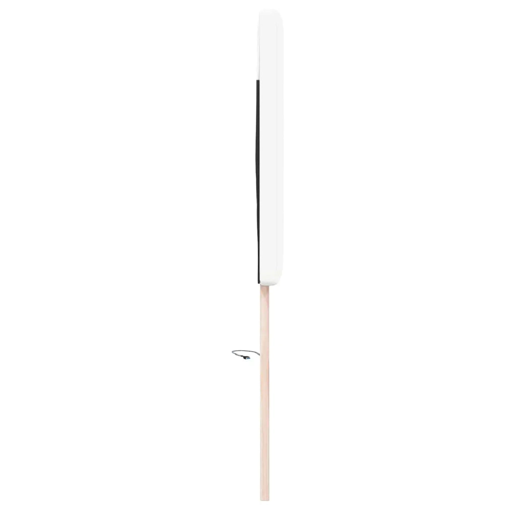 Testiera | Testata LED Bianco 160 cm Pelle Sintetica