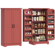 Buffet Cucina ¨C Minimal ¨C Legno Rosso 60x40x120 cm