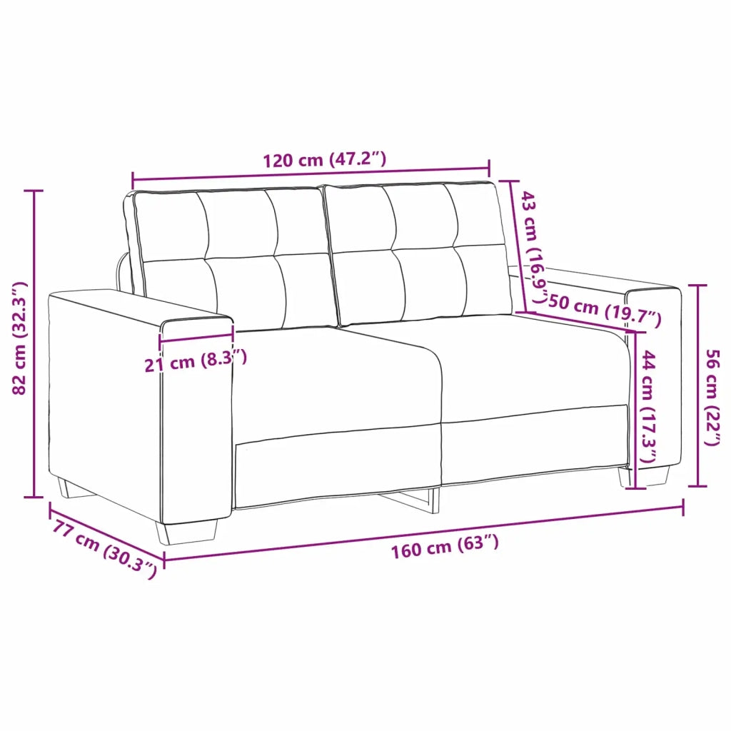 Divano a due posti con cuscino-Sofa 2 Posti Giallo Velluto
