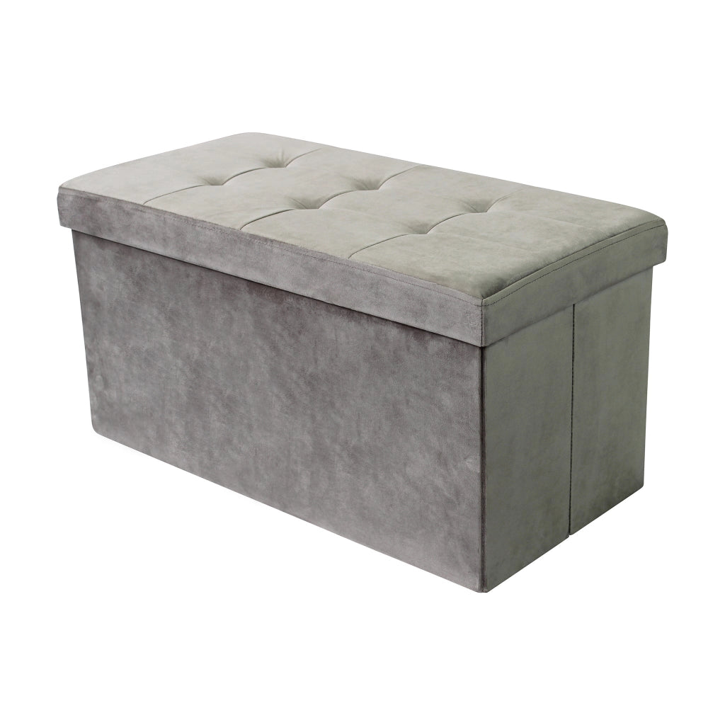 Pouf contenitore in velluto -  MARCUS