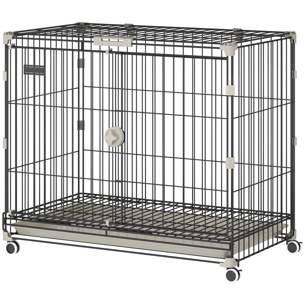 Cage per Cani ¨C Minimal ¨C Nero 75.5x46x64.5cm