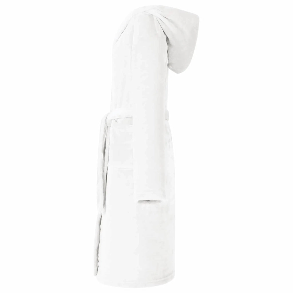 Accappatoio con Cappuccio Bianco xxl Flanella 42017253