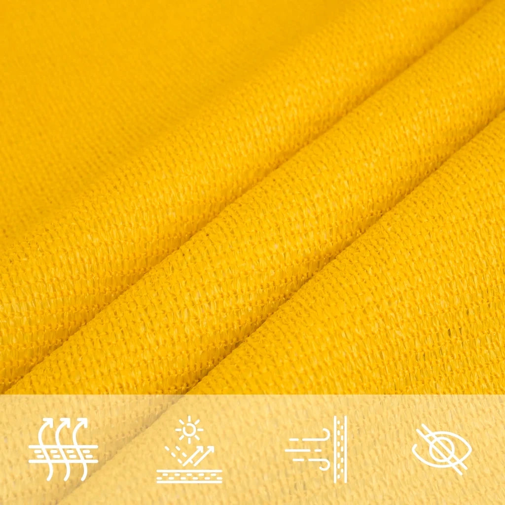 Vela Parasole 160 g/m² Gialla 3x4x5 m in HDPE 311586