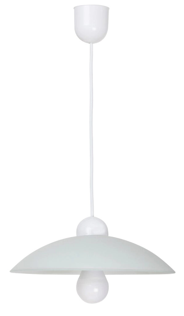 Lampada a sospensione Rabalux Cupola bianca E27 60W