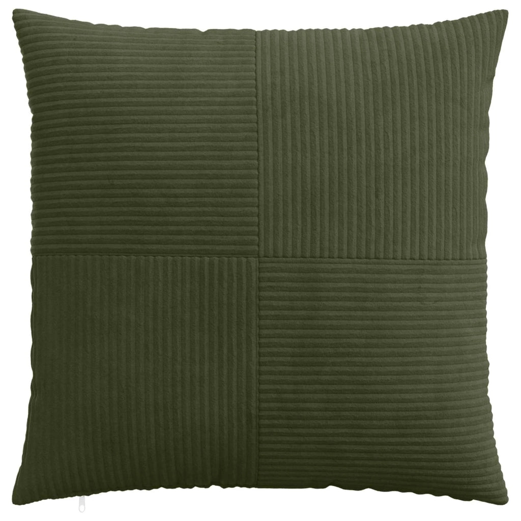 Federa 2 pcs ALMELO Verde 60 x 60 cm corduroy 915417