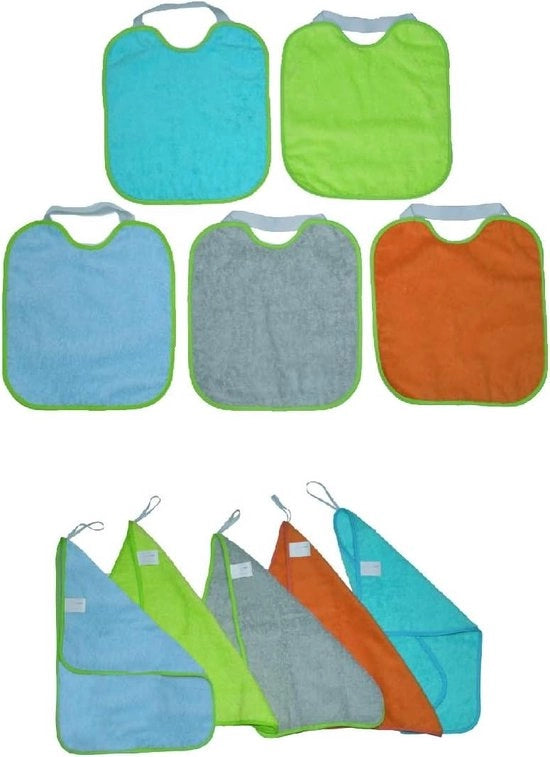 Asciugamani per bambini impermeabili - 100% cotone, PVC impermeabile - M
