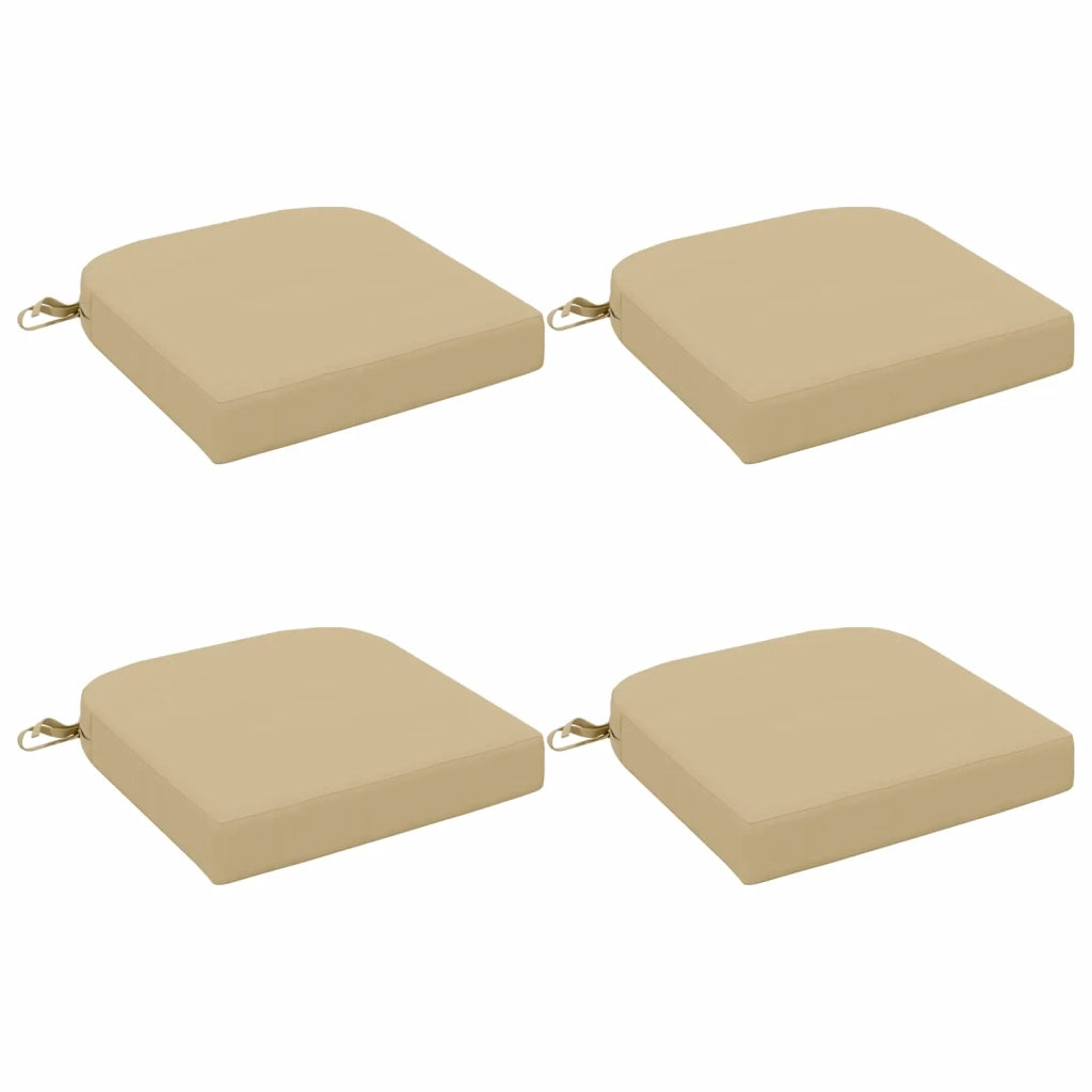 Cuscini per sedile a 4 pezzi SOEST 4 pcs 100% Poliestere Beige 945192