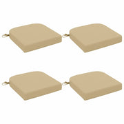Cuscini per sedile a 4 pezzi SOEST 4 pcs 100% Poliestere Beige 945192