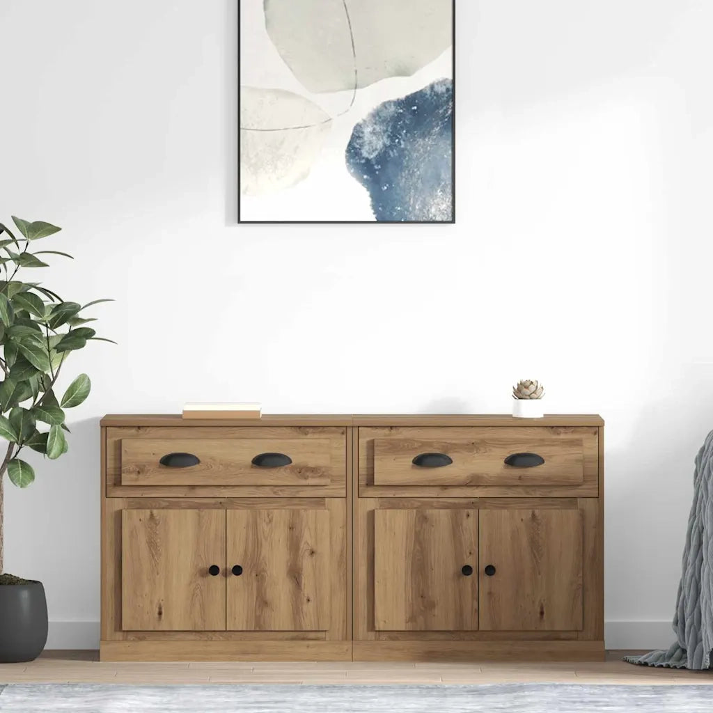 Sideboards 2 pcs Rovere artigianale 70 x 35,5 x 67,5 cm