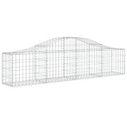 Cesto Gabbione ad Arco 200x30x40/60 cm Ferro Zincato