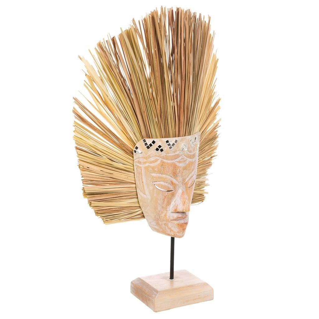 Figura maschera 30x13x53h