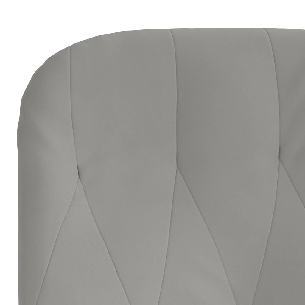 Poltrona | Sedia Relax Grigio Chiaro in Velluto