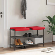 Cuscino per panchina 2 pcs Similpelle Rosso Profondità 35 cm 42043038