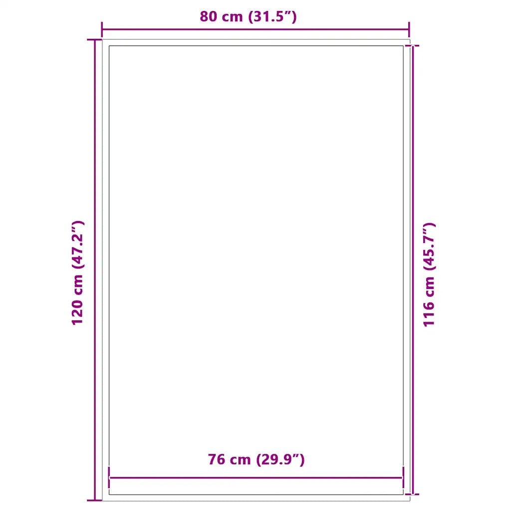 Zerbino | Tappetino Marrone 80x120 cm