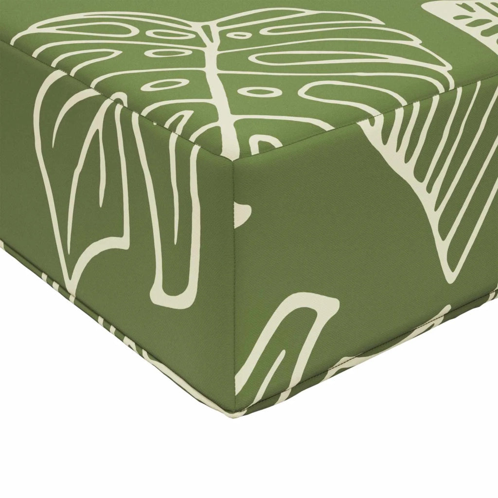Cuscino per divano da esterno 2 pcs Design a foglia Poliestere 900724