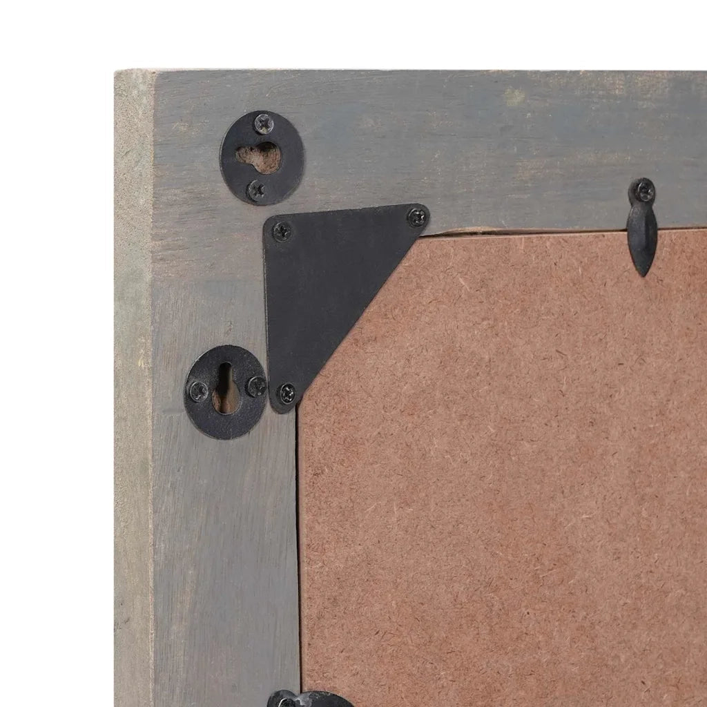 Specchio da bagno con specchio Grigio 70 x 50 x 2,5 cm 4018803