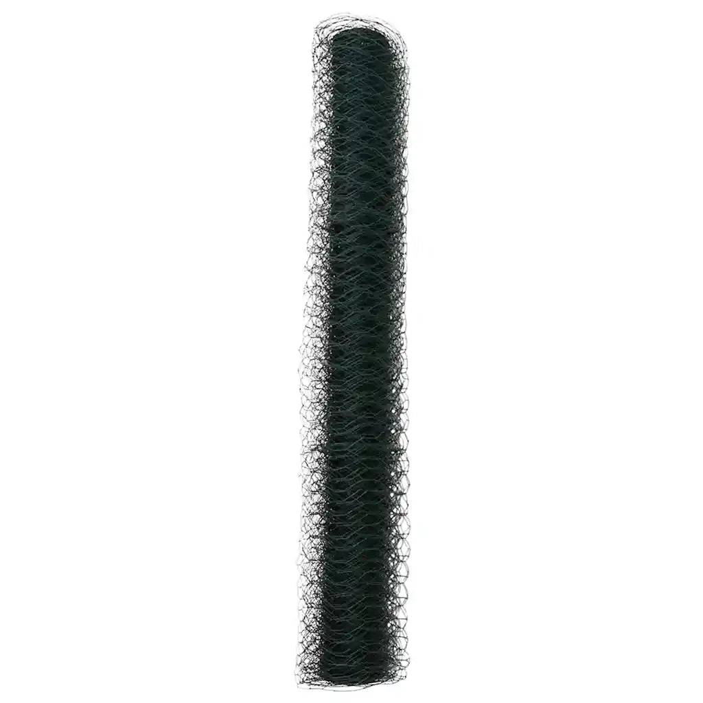 Recinzione da Giardino | Recinzione Esagonale Verde 1,4 x 100 m PVC