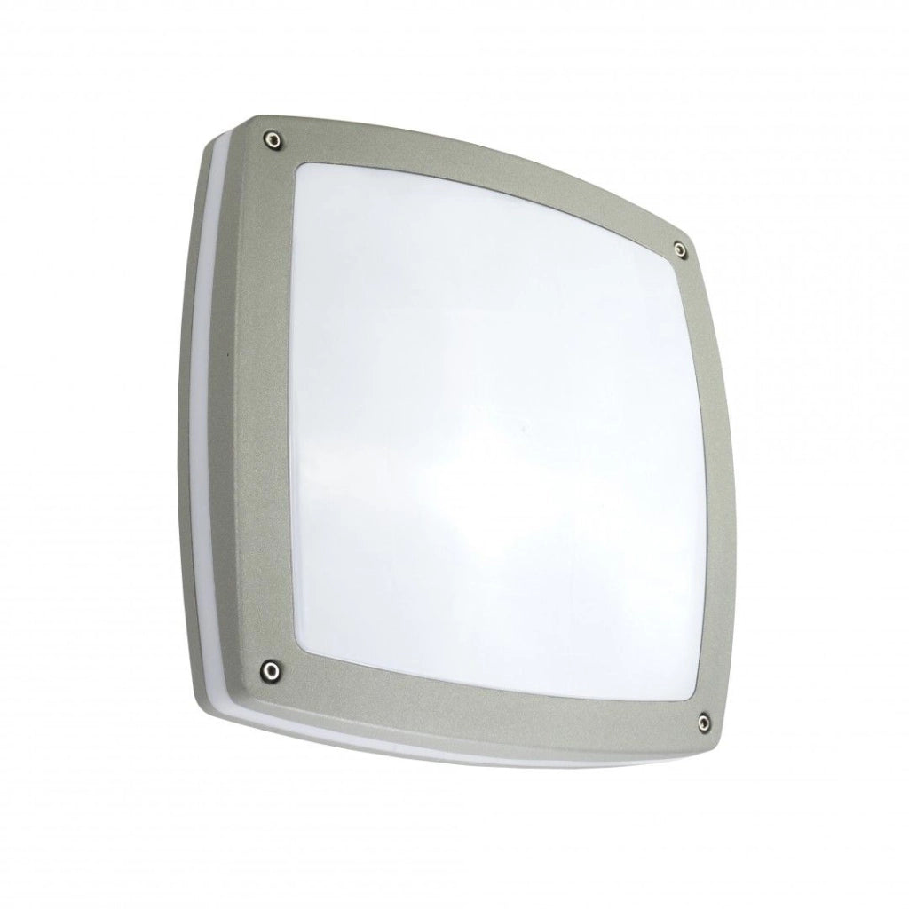 Plafoniera esterna 30cm 2xE27 argento IP44 SU-MA Nex