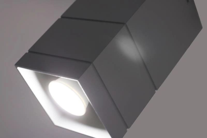 Spot da soffitto Lampex Neron bianco metallo GU10 10x20cm