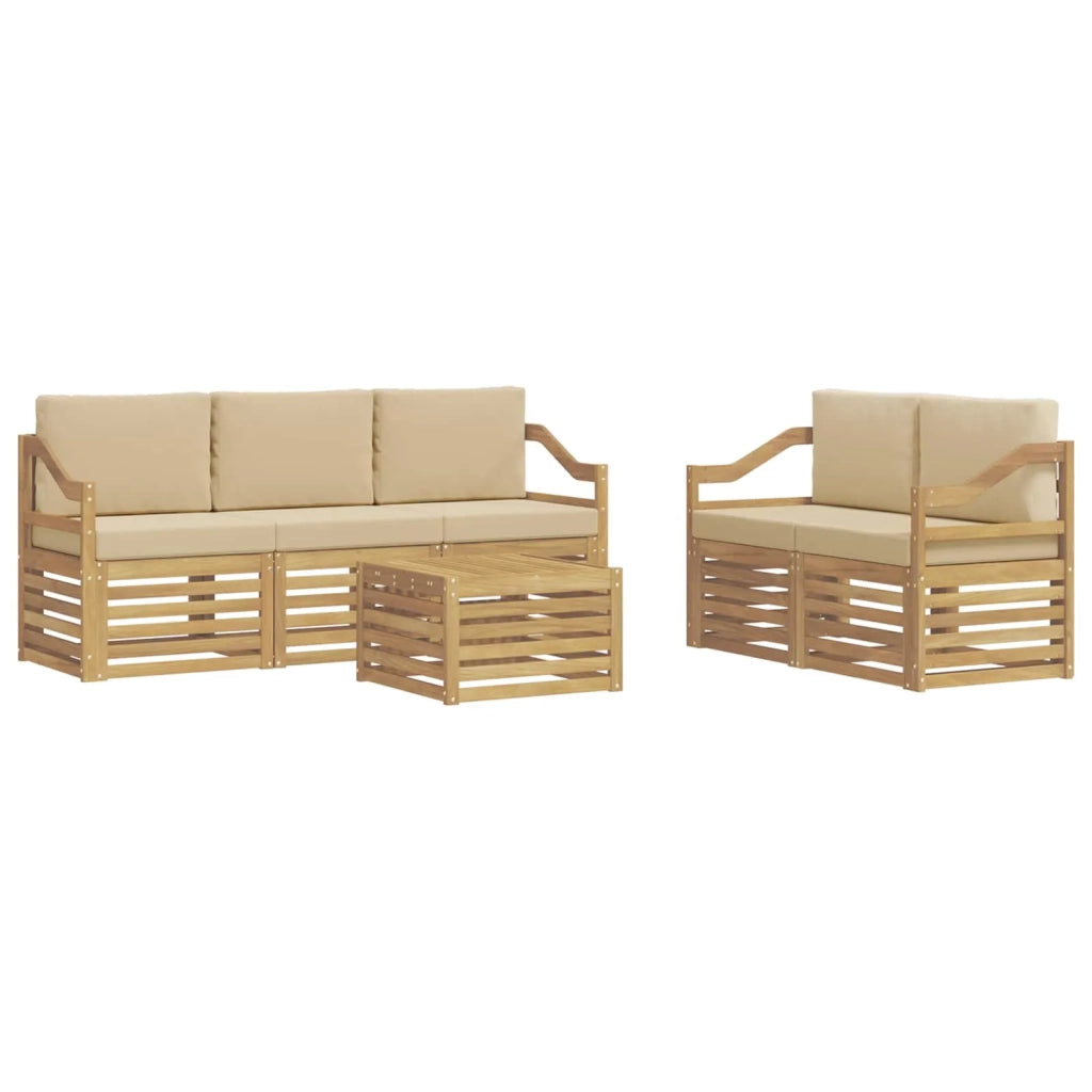 Set divani Legno di Acacia Massello 3391413