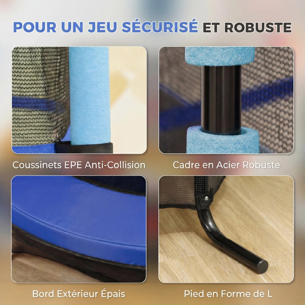 Trampolino Bambini ¨C Minimal ¨C Blu 163x190 cm
