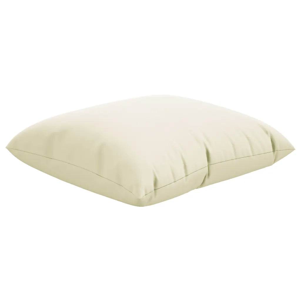 Cuscini per Divano 4 pz Crema 60x60 cm in Tessuto 360405