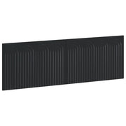 Testiera da Muro ALKMAAR Nero Legno ingegnerizzato 896286