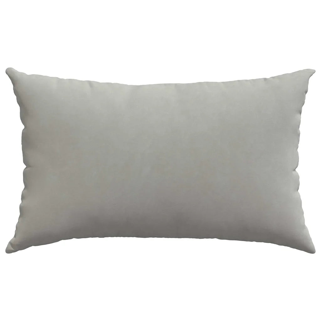 Cuscini da Divano 2 pcs Grigio chiaro 50 x 30 cm Tessuto 42013640