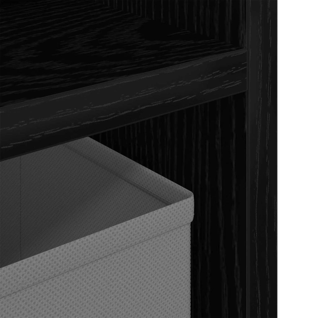 Lowboard con cassetto Rovere Nero 102 x 32 x 48,5 cm 8000589