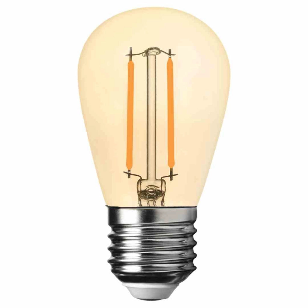 Lampadina LED Filament 1W E27 2700K Ambra Eko-Light