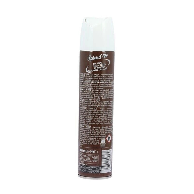 SPLEND'OR LACCA IPERFORTE 300 ML EFFETTO TENUTA FISSAGGIO FORTE