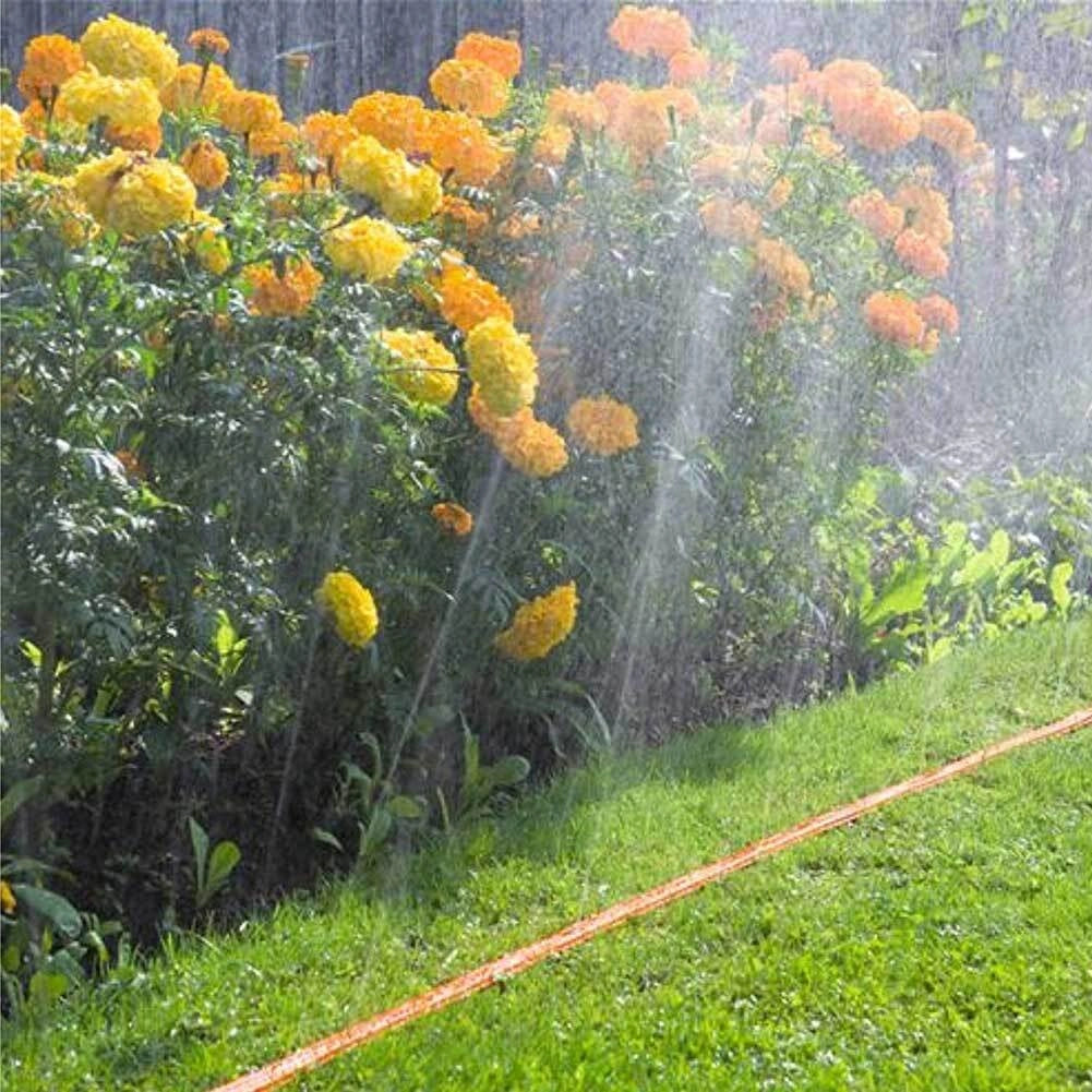 Tubo Piatto Microforato 30 Mt Irrigazione Giardino Piante Esterno con Connettore
