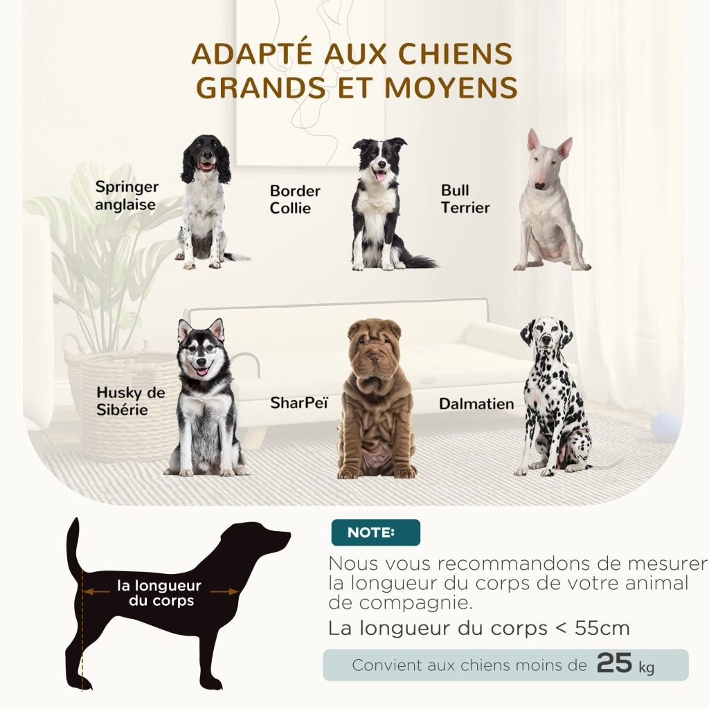 Divano per cani e gatti ¨C Minimal ¨C Beige 100x62x32