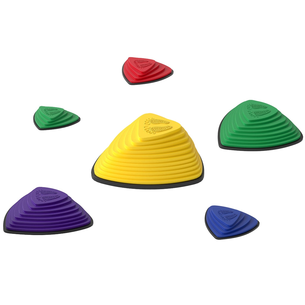 Set 6 Pietre Pedonabili Antiscivolo ¨C Xylo ¨C Impilabili Interno Esterno Multicolore