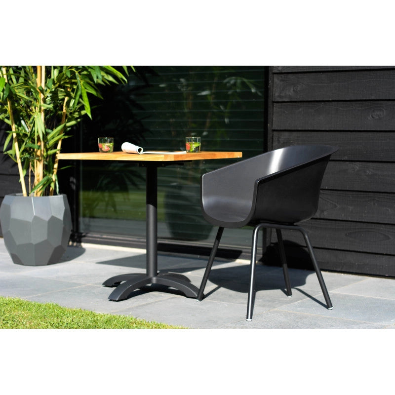 Set di 2 sedie AMALIA Element Alu HARTMAN - Nero