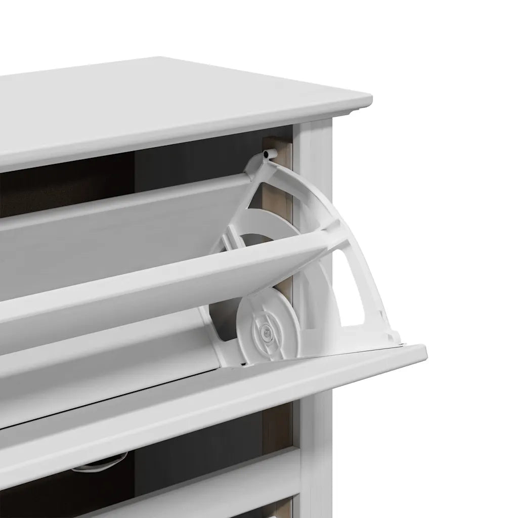 Scarpiera-Scaffale per scarpe BODO Bianca 80x35x118 cm