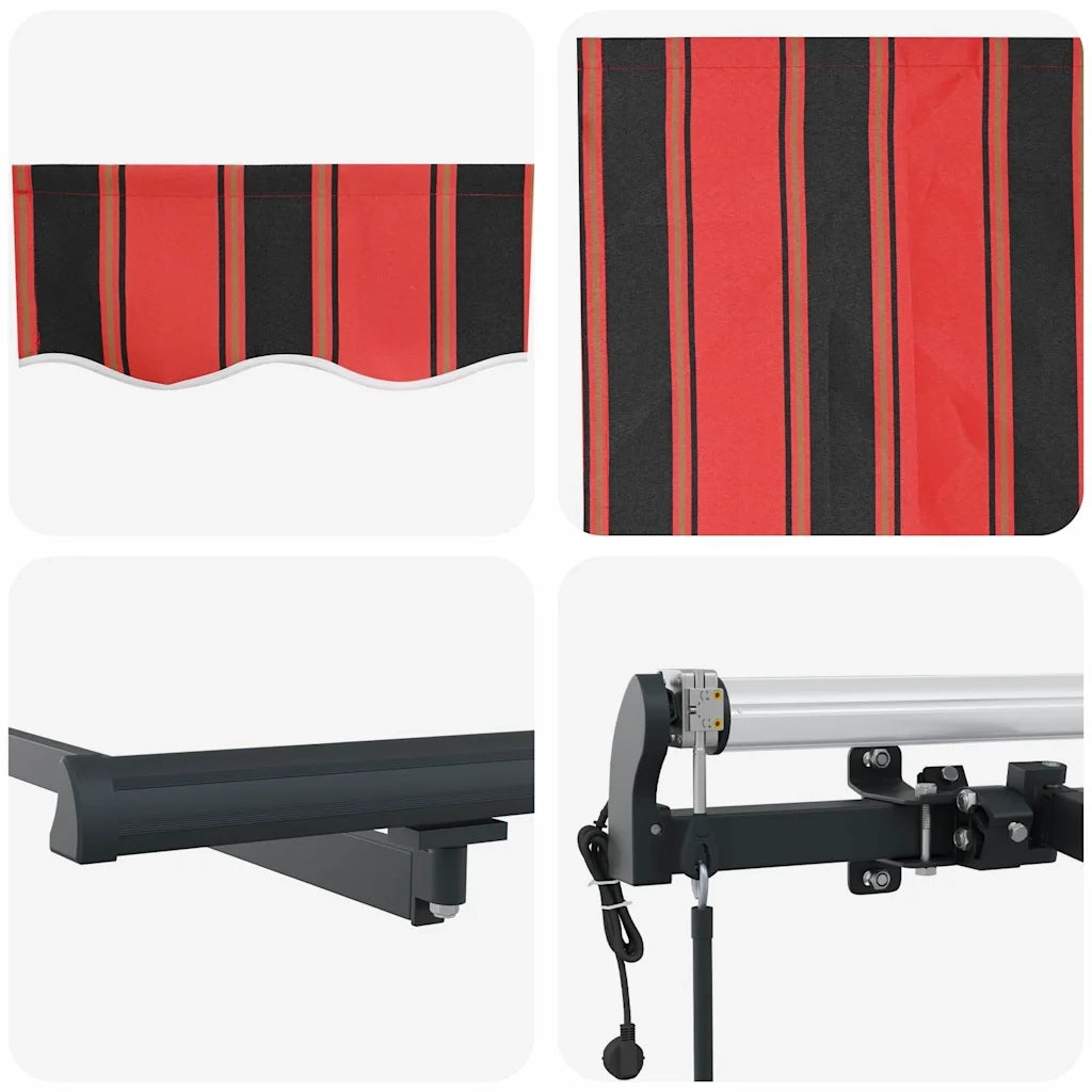 Tenda Retrattile arancione e marrone 400 × 300 cm 3330511
