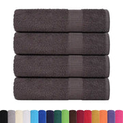Asciugamani FROGN 4 pz | Teli per bagno Antracite 50x100 cm 360 g/m2