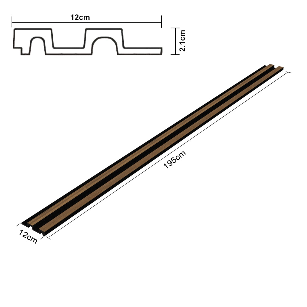 Set Blaricum di 12 Pannelli Murali 3D - Effetto Rovere NEU.HOLZ
