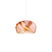 Sospensione Moderna Half Globe Polilux ® Rame E Metallo Cromo 1 Luce E27 D55Cm