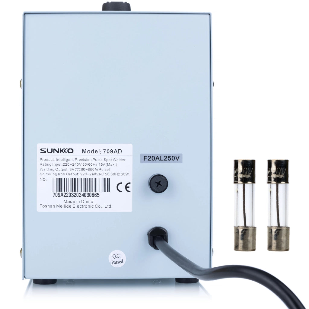 Saldatrice a Punti Sunkko 709AD – Alta Potenza e Precisione | 3,2 kW, 30-800A | Per Batterie e Componenti Elettronici